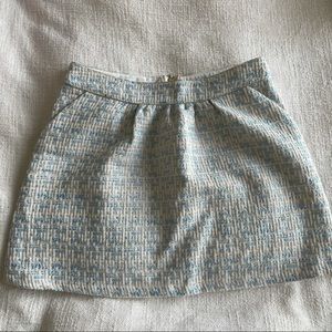 Cute blue and white mini skirt